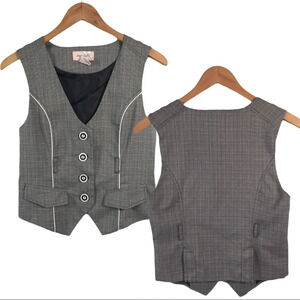 WS379 Star Style Trendy Prep Career Vest Top M